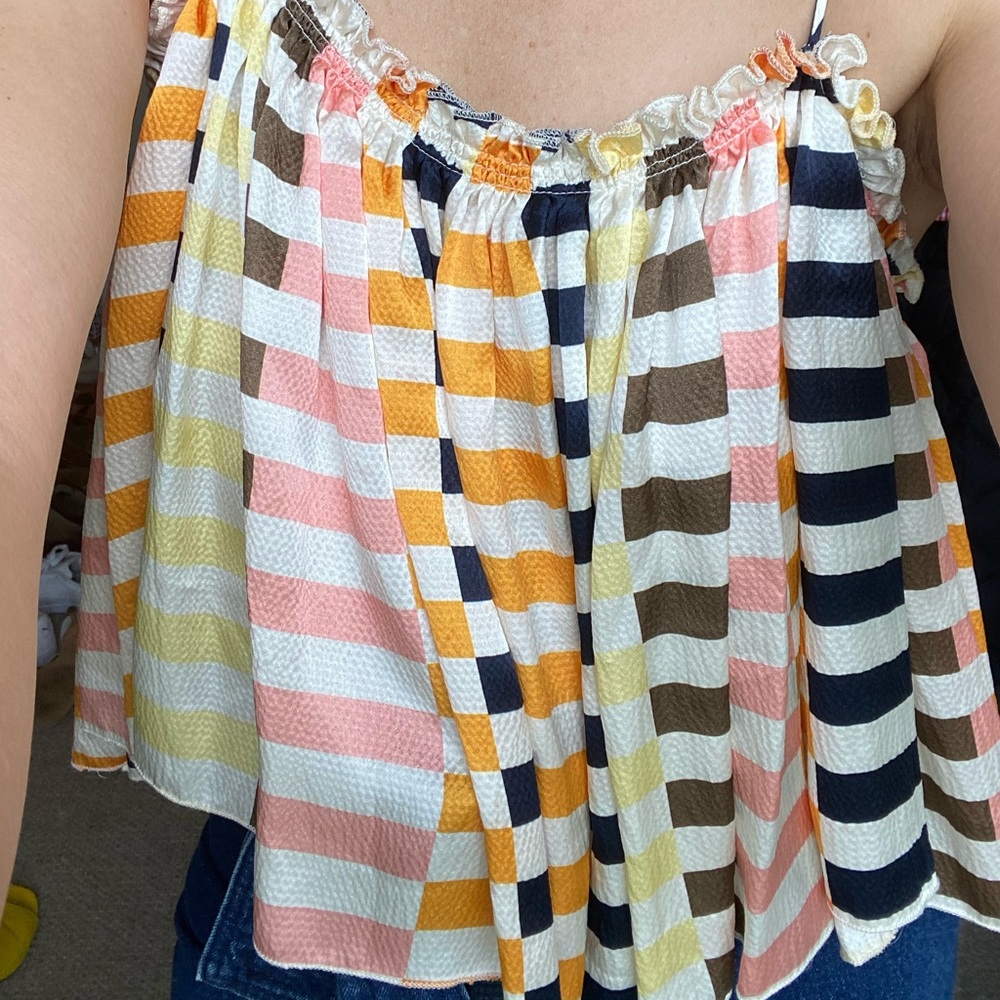 Apiece Apart Silk Camisole Multi S